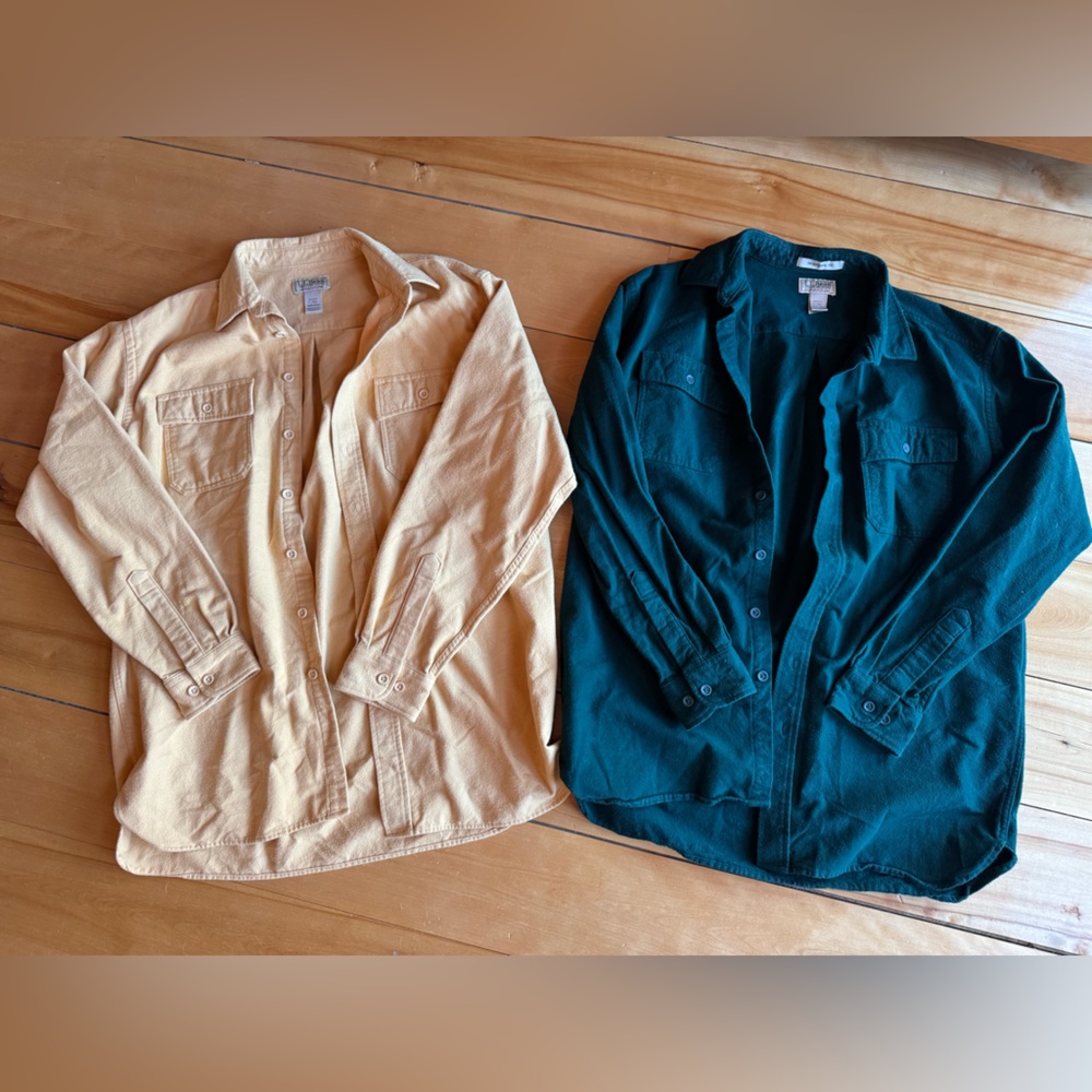 L.L. Bean Chamois Shirt Set